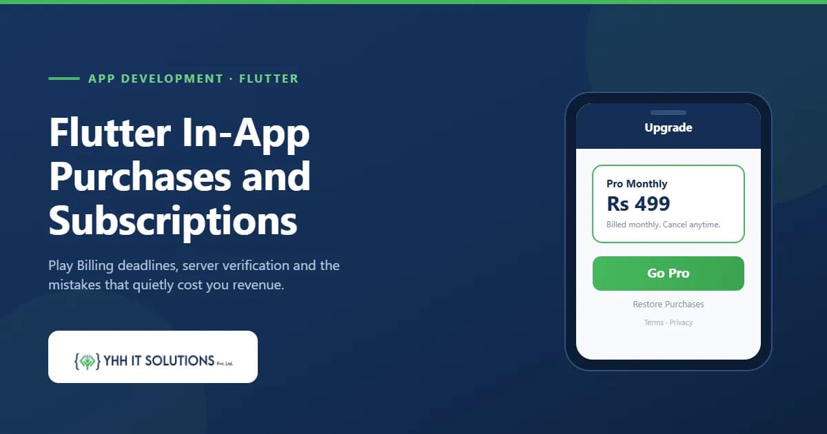 Flutter In-App Purchases and Subscriptions: A Complete Guide